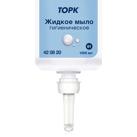 Мыло жидкое ТОРК Комфорт S1, 1 л, гигиеническое (420820)