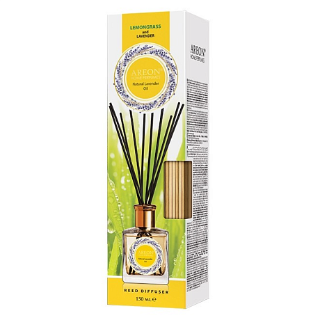 Аромадиффузор Areon Home perfume sticks лемонграсс и масло лаванды, 150 мл