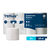 Бумага туалетная  Tellus Комфорт T4, 8 рул, 16м, 3-сл.