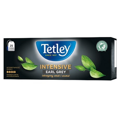 Чай "Tetley" Intensive Earl Grey, 25 пакетиков x 2 г, черный