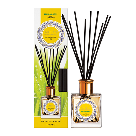 Аромадиффузор Areon Home perfume sticks лемонграсс и масло лаванды, 150 мл